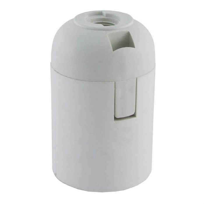 Патрон Е27 пластиковый подвесной, термостойкий пластик, белый (SBE-LHP-s-E27) SBE-LHP-s-E27 - фото 1083