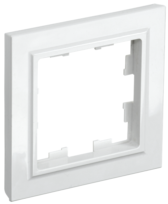 BRITE Рамка 1-местная РУ-1-БрБ белая IEK (1/10/100) BR-M12-K01 - фото 1183