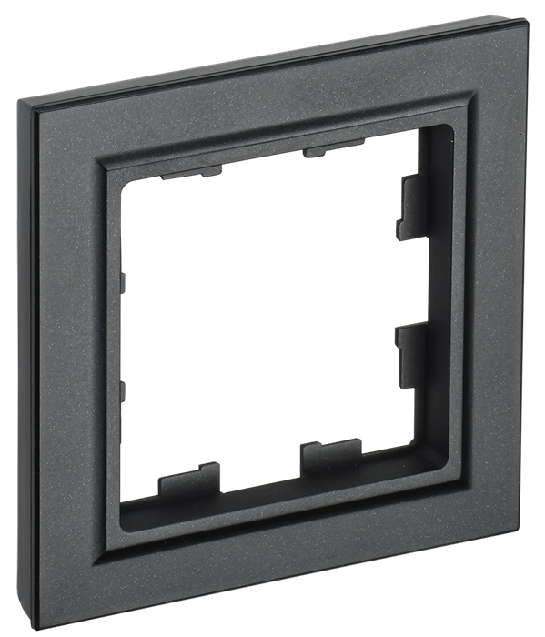 BRITE Рамка 1-местная РУ-1-БрЧ черный IEK BR-M12-K02 - фото 46179