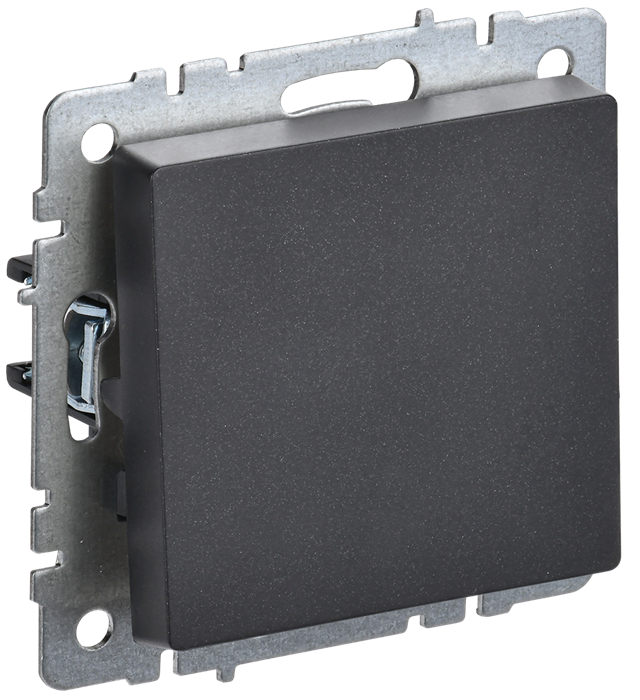 BRITE Выключатель 1-клавишный 10А ВС10-1-0-БрЧ черный IEK BR-V10-0-10-K02 - фото 481