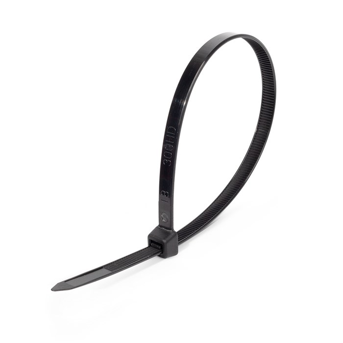 Хомут нейлоновый чер КСС 4х250 (100шт/упак) Fortisflex 49412 - фото 4943