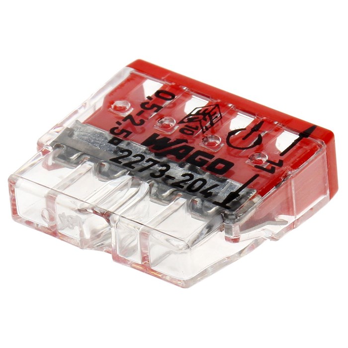 Клемма WAGO 2273-204 (4Х2,5мм2 ) 2273-204 - фото 496