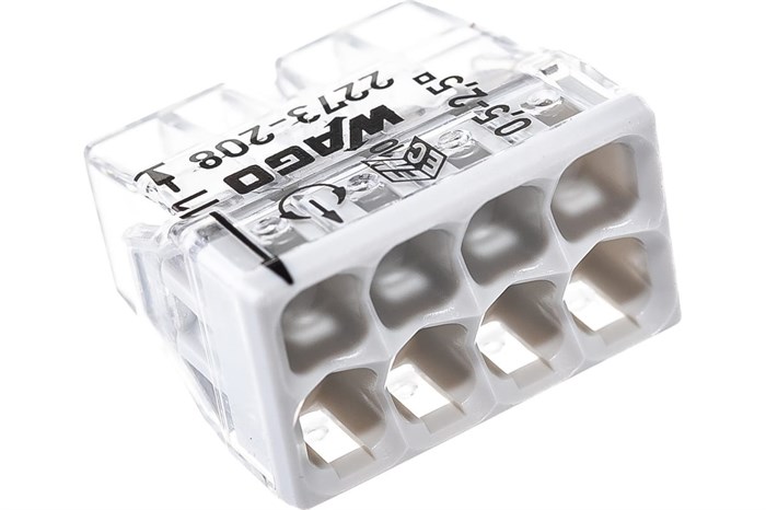 Клемма WAGO 2273-208 (8Х2,5мм2 без пасты) 2273-208 - фото 500