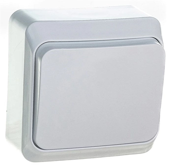 Выключатель 1кл о/у белый IP20 Этюд Systeme Electric (1/25/200) BA10-001B-1 - фото 5965