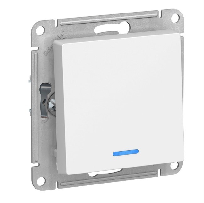 Выключатель 1кл с подсв с/у белый механизм AtlasDesign Systeme Electric (1/20) ATN000113 - фото 5995