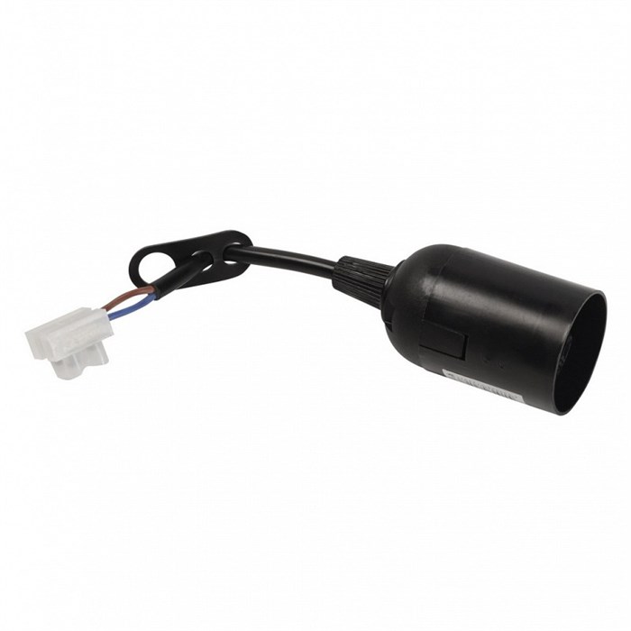 Патрон Е27 пластиковый подвесной с клеммной колодкой, черный (SBE-LHP-tbb-E27) SBE-LHP-tbb-E27 - фото 6315