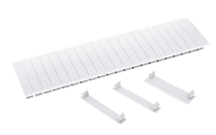 Заглушка 12 модулей белая IEK YZM10-12-K01 - фото 6755