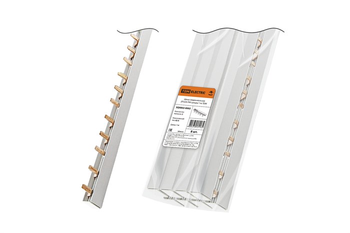 Шина соединительная 2П 63А PIN (штырь) 1м BB-0002 BB-0002 - фото 6803