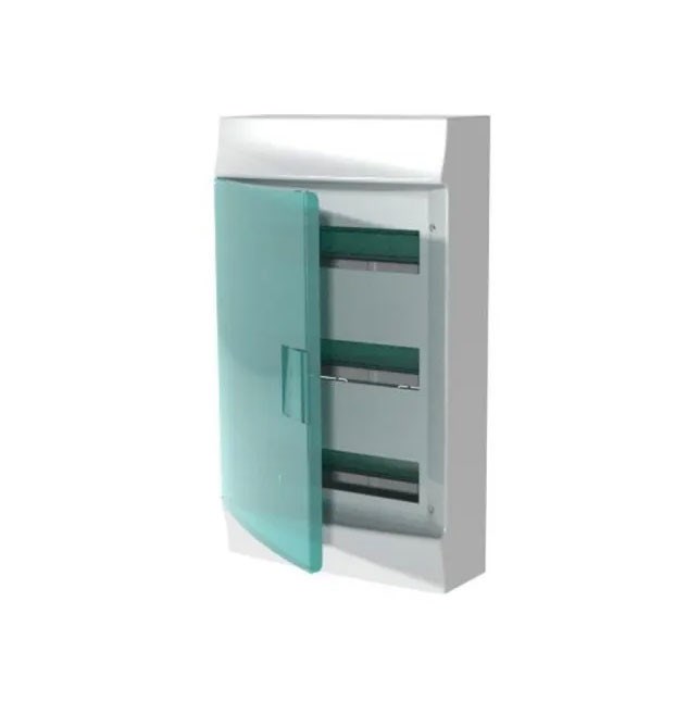 Бокс настенный Mistral41 54М зеленая прозрачная дверь (с клемм) 1SPE007717F 1021 - фото 6835