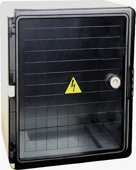 Щит с монтажной панелью ЩМПп 450х300х160 УМП-платик с замк. пр.дверь IP65 KRZMI129 - фото 6857