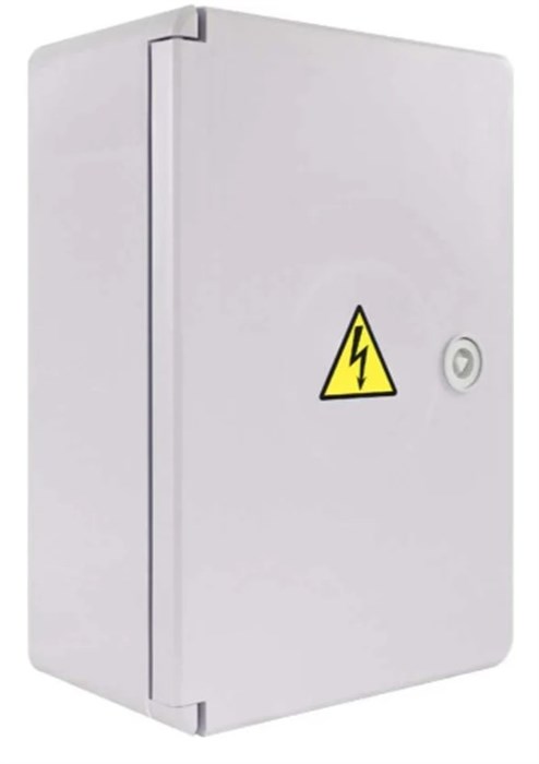 Щит с монтажной панелью ЩМПп 450х300х160 УМП-платик с замк. серый IP65 KRZMI130 - фото 6885