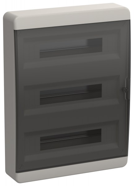 Бокс ЩРН-П-54мод настен пласт бел (дв.прозр) 3 ряда IP41 TEKFOR IEK (1/4) TF5-KP12-N-54-41-K01-K03 - фото 6923