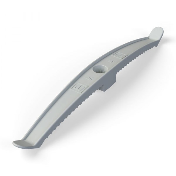 Держатель кабеля двусторонний для прямого монтажа серый Промрукав (1/20/120) PR13.0382 - фото 833