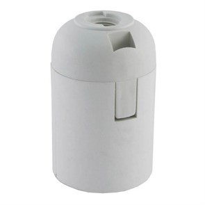 Патрон Е27 пластиковый подвесной, термостойкий пластик, белый (SBE-LHP-s-E27) SBE-LHP-s-E27