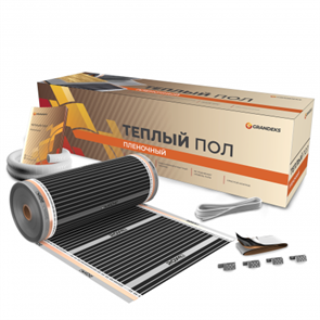 Комплект нагревательного пленочного пола Grandeks 0440 - 2,0 м², 220Вт/м², (0,5х4м) 0440