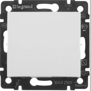 4407Переключатель 1кл промеж с/у белый механизм Valena Legrand 774407