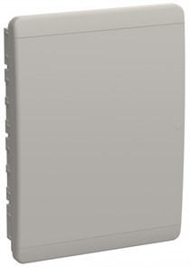 Бокс ЩРВ-П-54мод встр. пласт бел (дв.белая) 3 ряда IP41 TEKFOR IEK (1/4) TF5-KP13-V-54-41-K01-K01