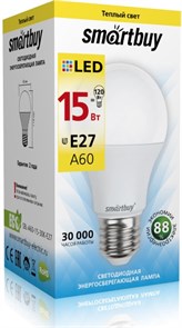 Светодиодная (LED) Лампа Smartbuy-A60-15W/6000/E27 (SBL-A60-15-60K-E27) SBL-A60-15-60K-E27-1