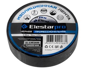 Лента изоляционная пвх "Elestarpro" 19ммх25м черная IT-0001