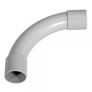 Поворот 90 гр. d25 труба-труба безгалогенный (HF) Промрукав (30/270) PR.07425