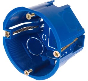 Подрозетник эл. монтажный 68х45 (синий) под ГИПСКАРТОН Goldex GX 1003