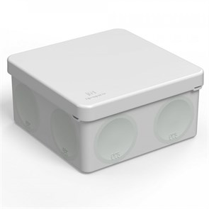 Коробка распределительная (HF) 100х100х50 серая IP66 Промрукав 60-0300 (66) 60-0300