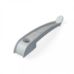 Держатель кабеля односторонний для прямого монтажа серый Промрукав (1/20/240) PR13.0380