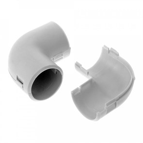 Поворот 90 гр. d20 разборный безгалогенный (HF) Промрукав (50/50/800) PR.07520