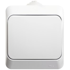 Выключатель 1кл о/у белый IP44 Этюд Systeme Electric (1/14) BA10-041B