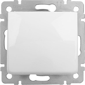 4447Legrand Valena Розетка Вывод кабеля белый (белая) 774447