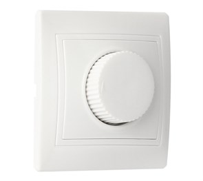 Светорегулятор (диммер) 600W 220В белый "Венера" (SBE-01w-2.5-D-0) SBE-01w-2.5-D-0