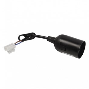 Патрон Е27 пластиковый подвесной с клеммной колодкой, черный (SBE-LHP-tbb-E27) SBE-LHP-tbb-E27