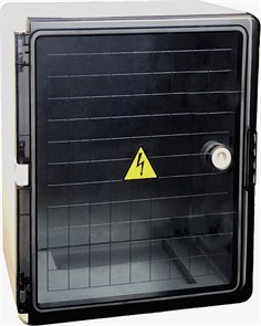 Щит с монтажной панелью ЩМПп 450х300х160 УМП-платик с замк. пр.дверь IP65 KRZMI129