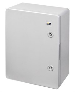 Щит с монтажной панелью пластик ЩМПп 400х300х170 дверь белая УХЛ1 IP65 IEK MKP93-N-403017-65