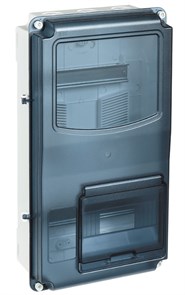 Щит учетно-распр. ЩУРН-П 3/12 500х290х122 настен пласт IP66 PC KREPTA 3 IEK MSP3-N-12-66-L
