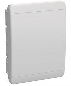 Бокс ЩРВ-П-24мод встр. пласт бел (дв.белая) 2 ряда IP41 TEKFOR IEK (1/4) TF5-KP13-V-24-41-K01-K01