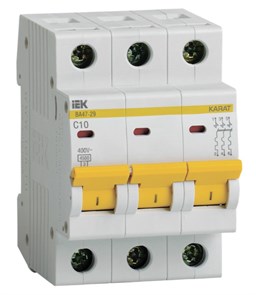 Авт.выкл.ВА47-29 3Р 10А 4,5 кА х-ка С ИЭК MVA20-3-010-C