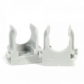 Клипса d25 серая КР-Р 0М-00008599