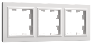 BRITE Рамка 3-местная РУ-3-БрБ белая IEK BR-M32-K01