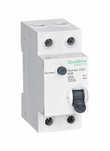 Дифф. автомат 25А 30мА 4,5кА C АС City9 Systeme Electric (1/6) C9D34625