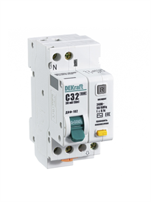 Дифф. автомат АВДТ103 2Р 32А 30мА 4,5кА С DEKraft 16006DEK