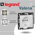 4420Legrand Valena Розетка (белая) 1-ая с\з 4420 - фото 1179