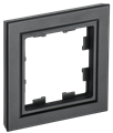 BRITE Рамка 1-местная РУ-1-БрЧ черный IEK BR-M12-K02 - фото 46179