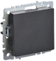 BRITE Выключатель 1-клавишный 10А ВС10-1-0-БрЧ черный IEK BR-V10-0-10-K02 - фото 481