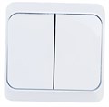 Выключатель 2кл о/у белый IP20 Этюд Systeme Electric (1/25/200) BА10-002B - фото 5966