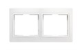 Рамка 2-местная горизонтальная белая "Венера" (SBE-01w-00-FR-2) SBE-01w-00-FR-2 - фото 6154