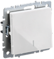 BRITE Выключатель 1-клавишный с индикацией 10А ВС10-1-1-БрБ белый IEK BR-V10-1-10-K01 - фото 754