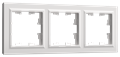 BRITE Рамка 3-местная РУ-3-БрБ белая IEK BR-M32-K01 - фото 809